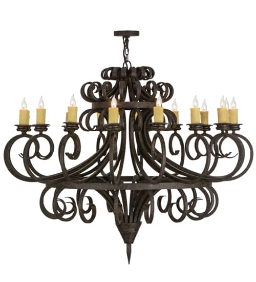 Symen 16 Light 60" Wide Taper Candle Style Chandelier