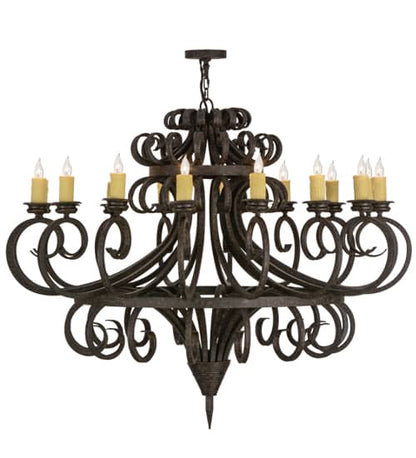 Symen 16 Light 60" Wide Taper Candle Style Chandelier