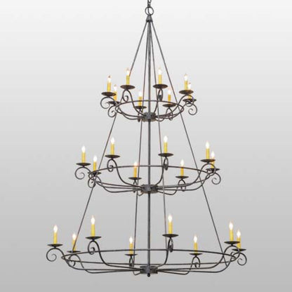 Estrella 24 Light 60" Wide Taper Candle Style Chandelier