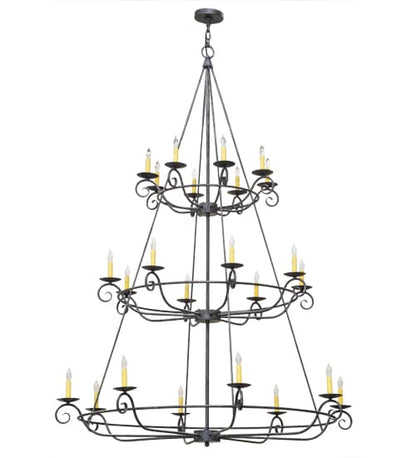 Estrella 24 Light 60" Wide Taper Candle Style Chandelier