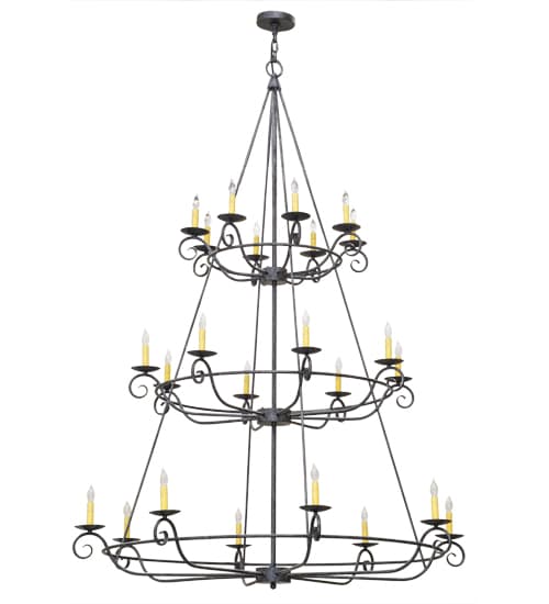 Estrella 24 Light 60" Wide Taper Candle Style Chandelier