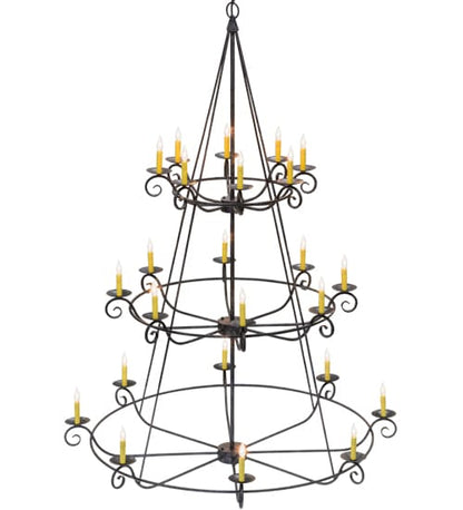 Estrella 24 Light 60" Wide Taper Candle Style Chandelier