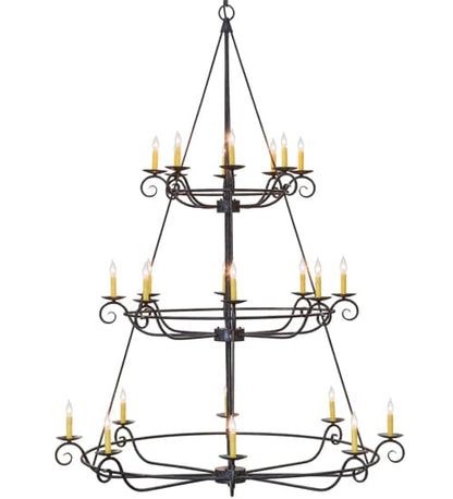 Estrella 24 Light 60" Wide Taper Candle Style Chandelier