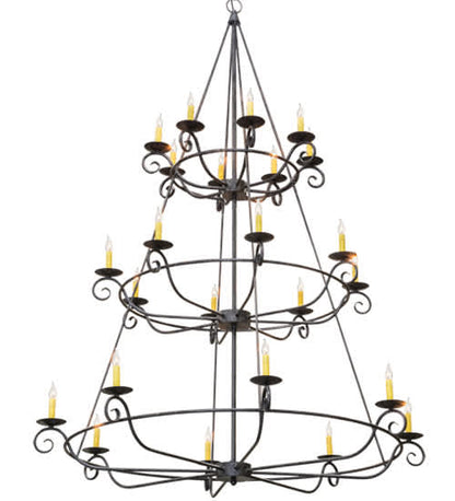Estrella 24 Light 60" Wide Taper Candle Style Chandelier
