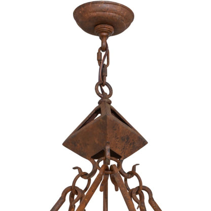 Meyda Tiffany Moose at Dusk 8 Light 49" Wide Abstract Pendant