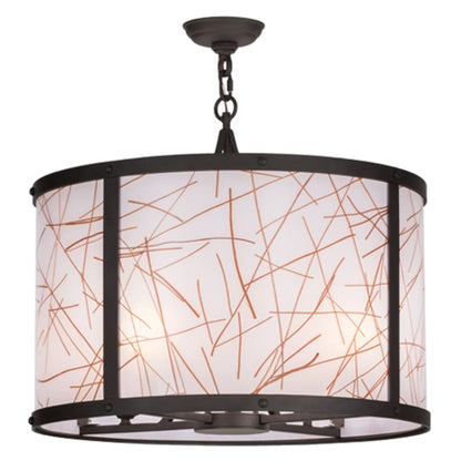 Meyda Tiffany Veritas 4 Light 24" Wide Pendant