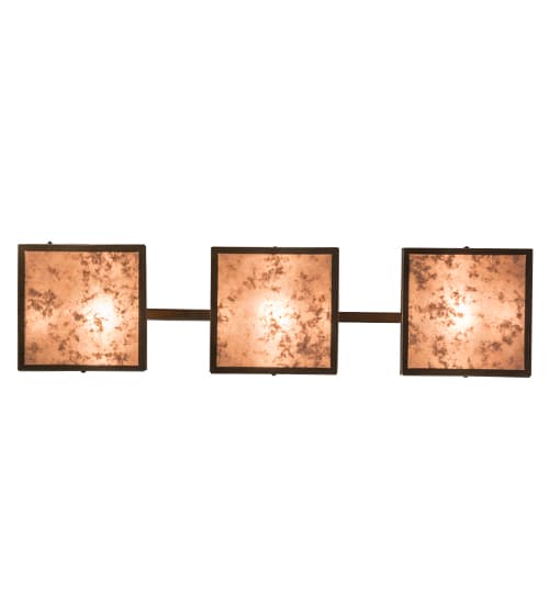 Aspen Leaf 3 Light 8" Wide Linear Pendant