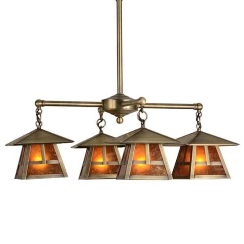 Stillwater T Mission 4 Light 30" Wide Chandelier