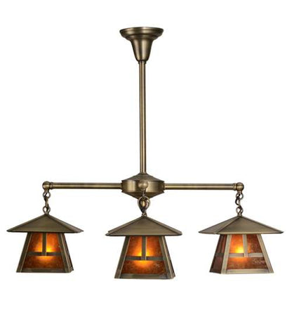 Stillwater T Mission 4 Light 30" Wide Chandelier