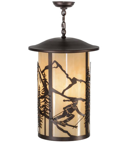 Fulton Skier 3 Light 16" Wide Pendant