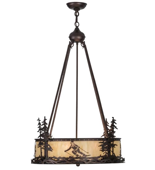 Alpine 4 Light 23" Wide Suspension Pendant