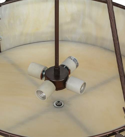 Alpine 4 Light 23" Wide Suspension Pendant