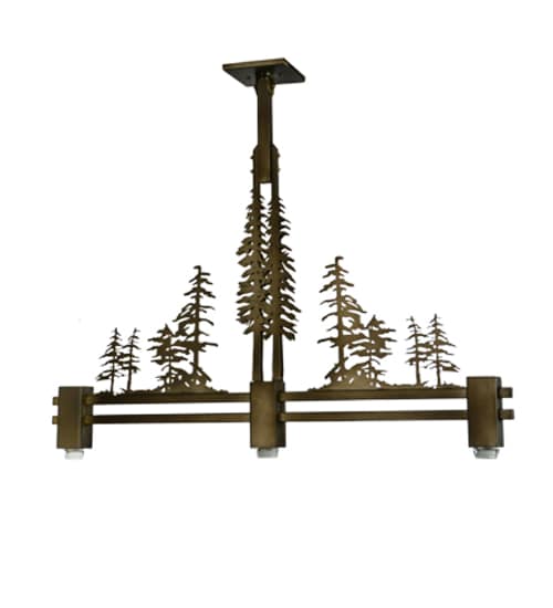 Tall Pines 3 Light 12" Wide Linear Pendant
