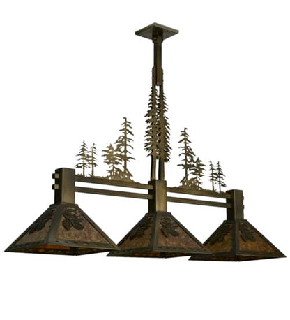 Tall Pines 3 Light 12" Wide Linear Pendant