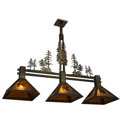 Tall Pines 3 Light 12" Wide Linear Pendant