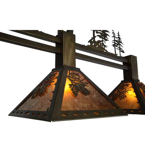 Tall Pines 3 Light 12" Wide Linear Pendant