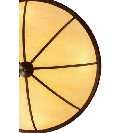 Commerce 8 Light 72" Wide Semi-Flush Bowl Ceiling Fixture - Copper Vein Finish