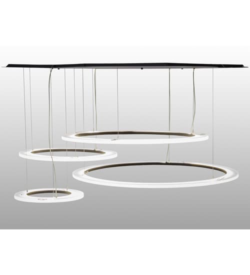 Anillo 84" Wide Abstract Multi Light Pendant