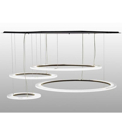 Anillo 84" Wide Abstract Multi Light Pendant