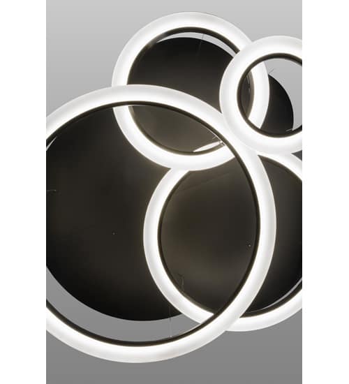 Anillo 84" Wide Abstract Multi Light Pendant