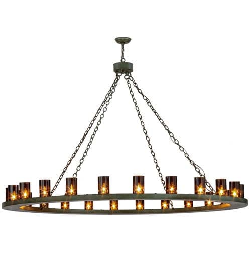 Loxley 24 Light 72" Wide Ring Chandelier