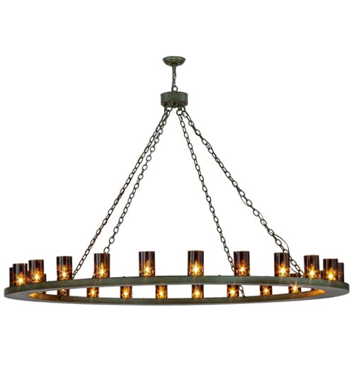 Loxley 24 Light 72" Wide Ring Chandelier