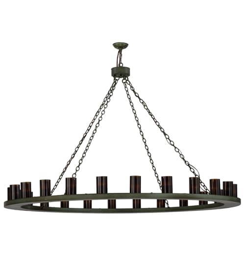 Loxley 24 Light 72" Wide Ring Chandelier