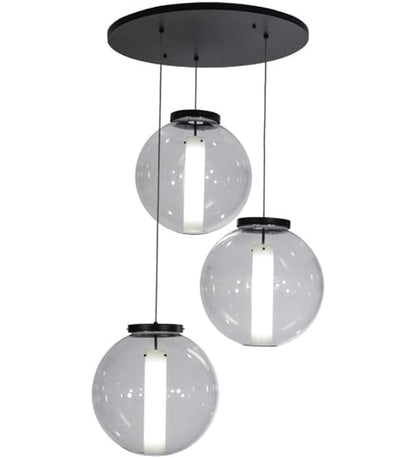 Cilindro 3 Light 34" Wide Multi Light Pendant