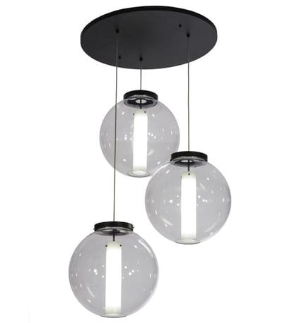 Cilindro 3 Light 34" Wide Multi Light Pendant