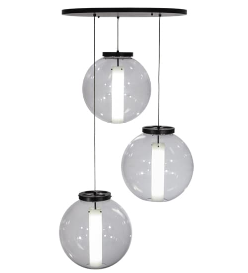 Cilindro 3 Light 34" Wide Multi Light Pendant