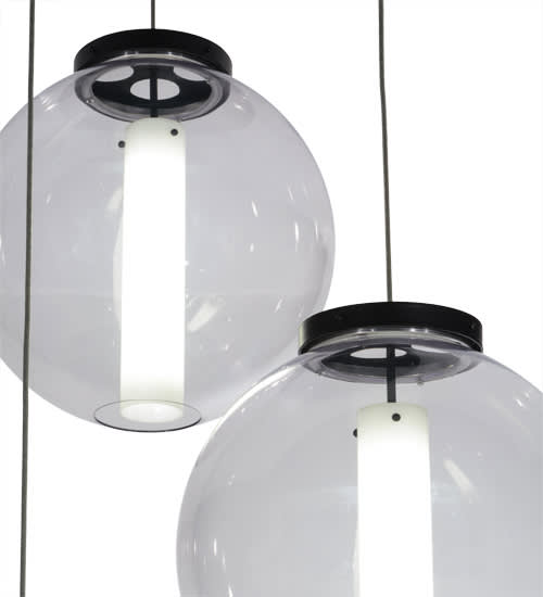 Cilindro 3 Light 34" Wide Multi Light Pendant