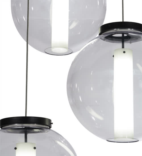 Cilindro 3 Light 34" Wide Multi Light Pendant
