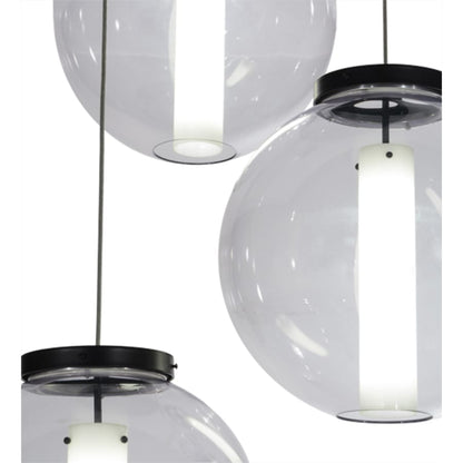 Meyda Tiffany Cilindro 3 Light 34" Wide Multi Light Pendant