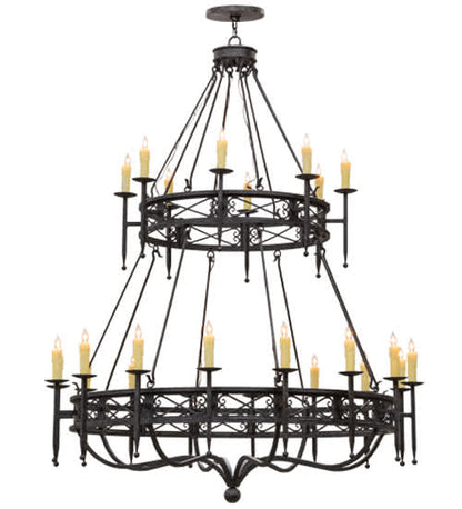 Gina 24 Light 70" Wide Taper Candle Style Chandelier