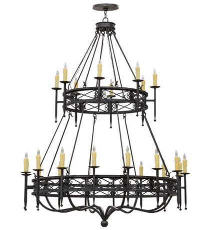 Gina 24 Light 70" Wide Taper Candle Style Chandelier