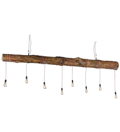 Hounds Tooth 8 Light 7" Wide Abstract Linear Pendant