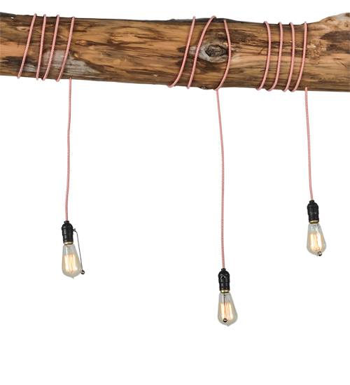 Hounds Tooth 8 Light 7" Wide Abstract Linear Pendant