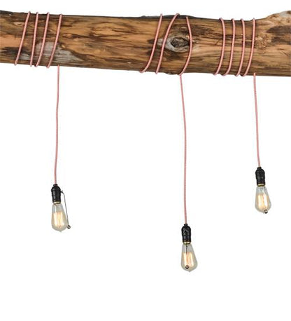Hounds Tooth 8 Light 7" Wide Abstract Linear Pendant