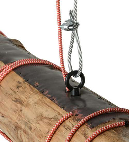 Hounds Tooth 8 Light 7" Wide Abstract Linear Pendant