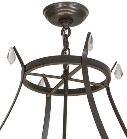 Modesto 8 Light 50" Wide Crystal Pendant