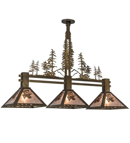 Tall Pines 3 Light 12" Wide Linear Pendant
