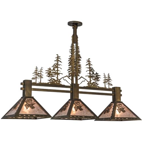 Tall Pines 3 Light 12" Wide Linear Pendant
