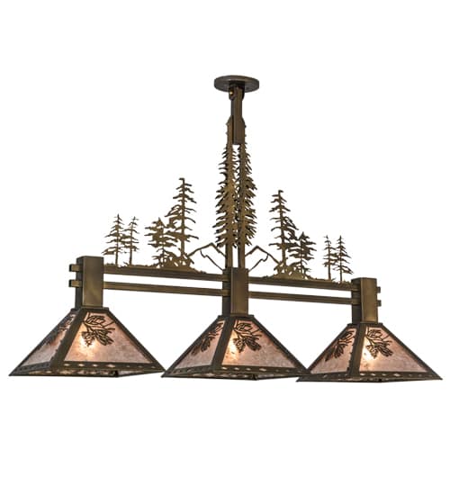 Tall Pines 3 Light 12" Wide Linear Pendant