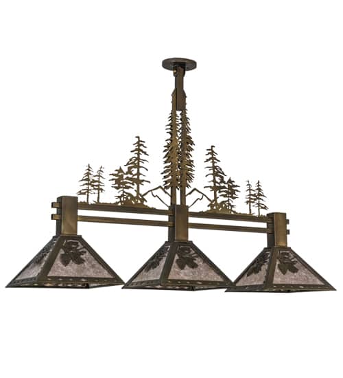 Tall Pines 3 Light 12" Wide Linear Pendant