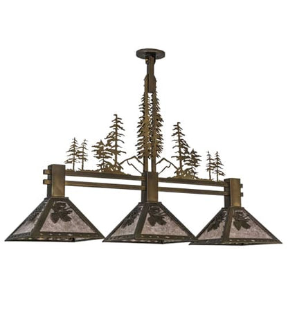Tall Pines 3 Light 12" Wide Linear Pendant