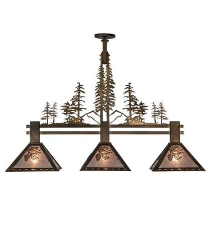 Tall Pines 3 Light 12" Wide Linear Pendant