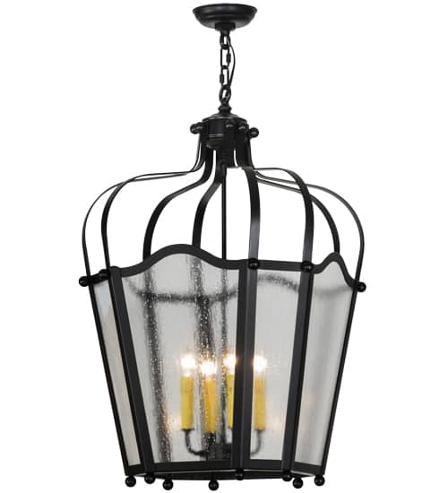 Citadel 4 Light 23" Wide Taper Candle Pendant