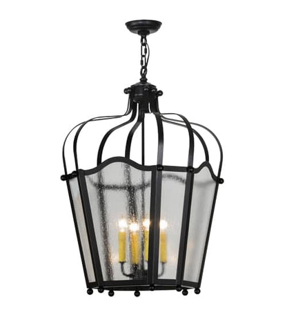 Citadel 4 Light 23" Wide Taper Candle Pendant