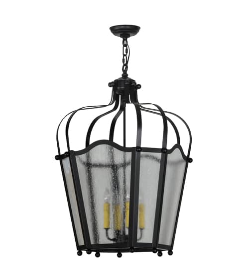 Citadel 4 Light 23" Wide Taper Candle Pendant