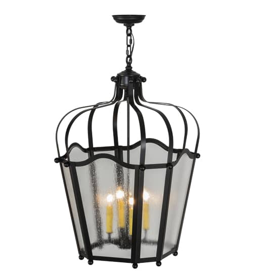 Citadel 4 Light 23" Wide Taper Candle Pendant